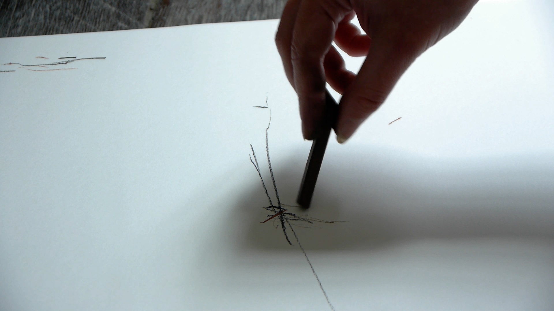 Artist drawing