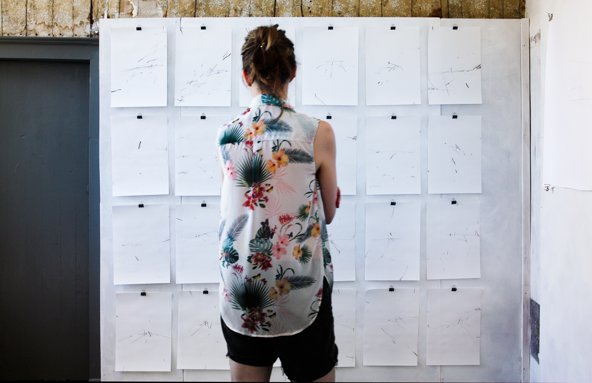 Drawing From Trees with person